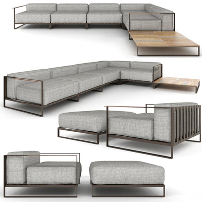Talenti Casilda sofa, armchair and table — Ver 1