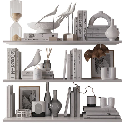 Shelves with decor — descargar