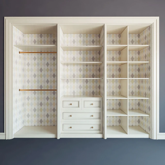 Встроенный шкаф 09\fitted wardrobe 09 — Скачать