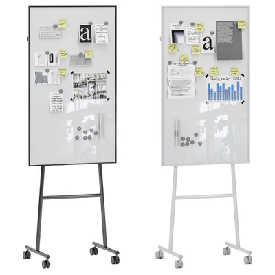 Lintex One Whiteboards with a black or white stand — Ver 1