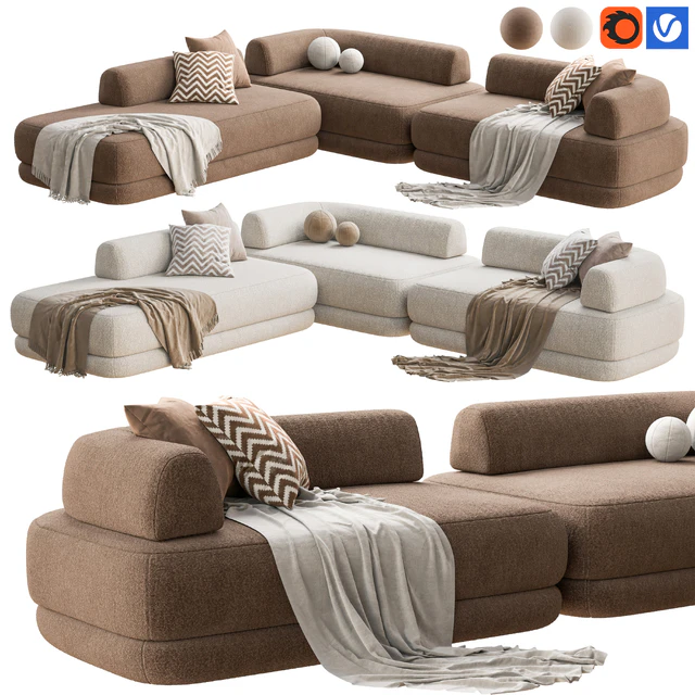 Zanotta Bumper Sofa — Descargar