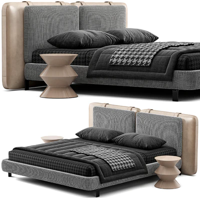 Bed Minotti Tatlin Soft — Ver 1