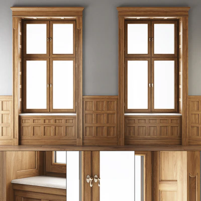 Wooden window — download
