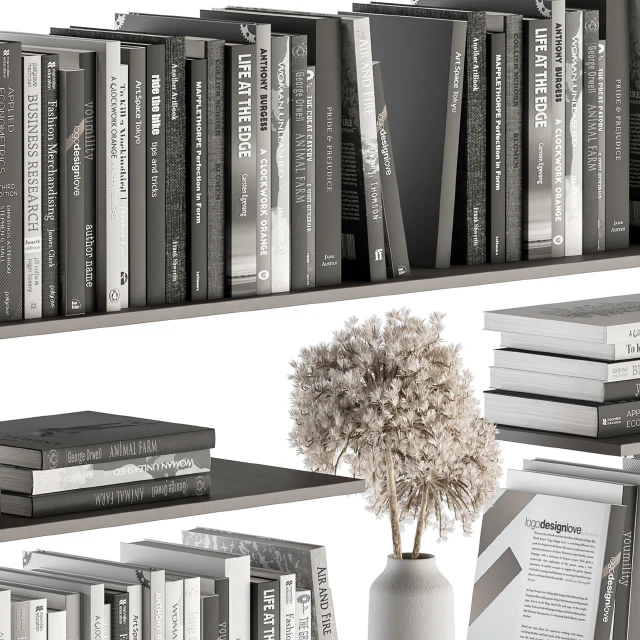 Decorative Set on Shelves and Decor objects - Set 07 — Descargar