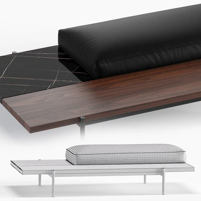 Superquadra Minotti Pouf 2021 Collection 2 Size — Ver 2
