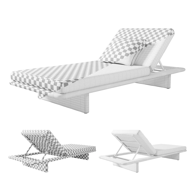 Kettal Mesh deckchair — Скачать