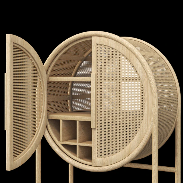 Cane bar cabinet — Скачать