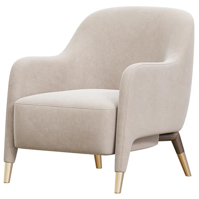 Armchair in Linen Molteni — Вид 1