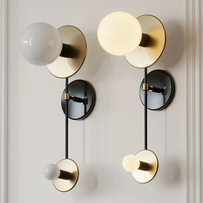 Double Wall Brass Sconce by ETSY — Вид 1