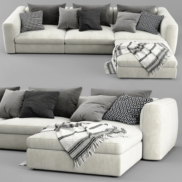 Poliform Dune Chaise Longue Sofa — Скачать