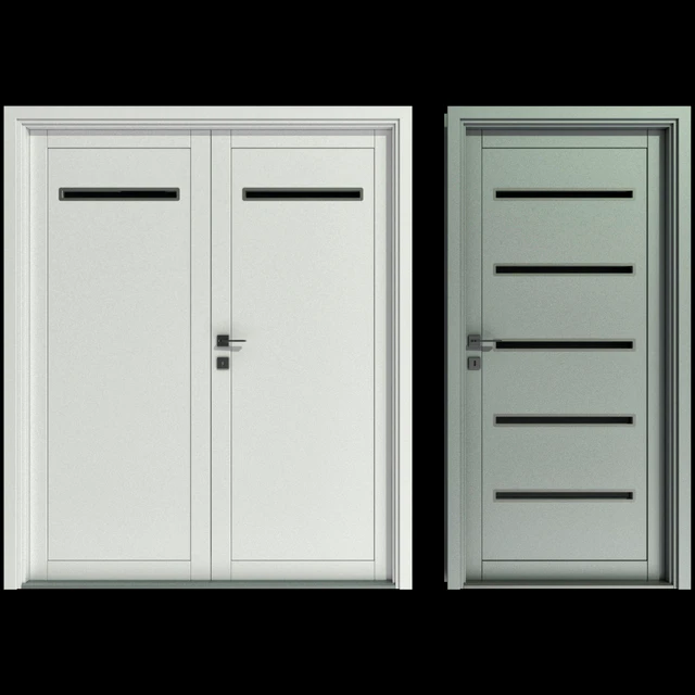 Металлические распашные противопожарные двери / Metal swinging fire doors — Скачать