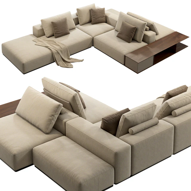 Poliform Westside Sofa set 3 — Descargar