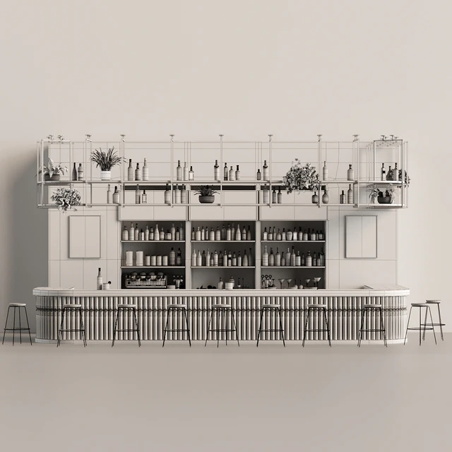 Bar 10 Hotle Bar (70 Bottles + Bar Items) — Descargar