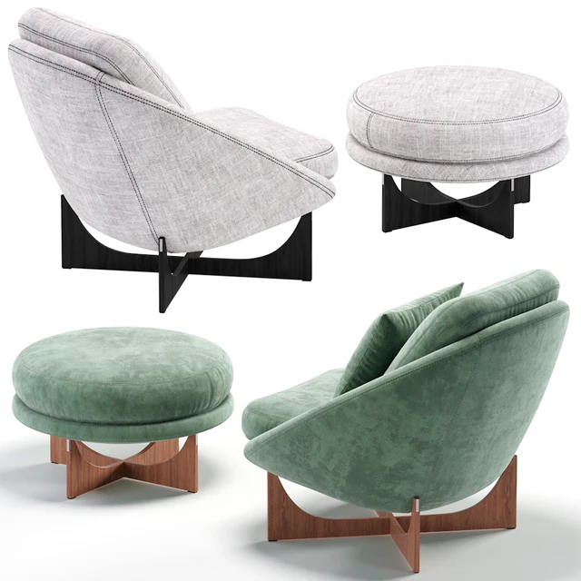 Minotti Lido Armchair/Кресло Лидо — Descargar