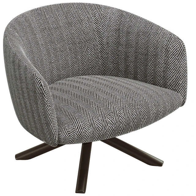 Gallotti & Radice Livre Swivel Armchair — Descargar