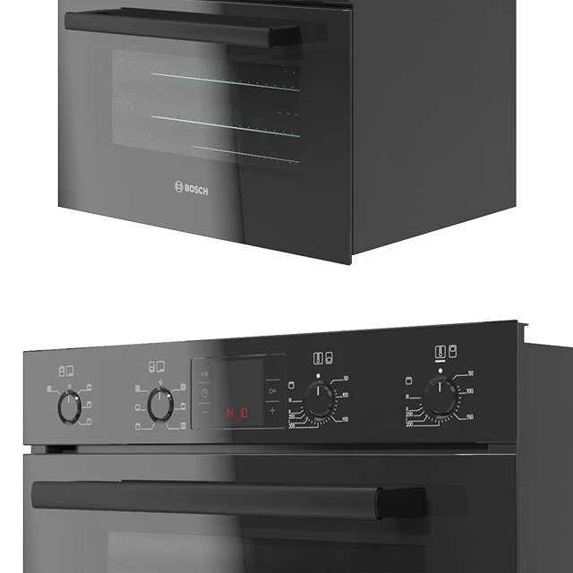 Bosch Serie 4 HBN43B260B Double Black Oven — Descargar