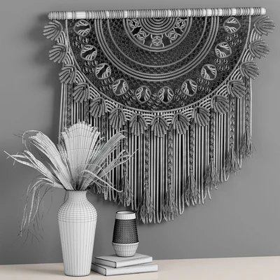 macrame decor set 06 — Ver 2