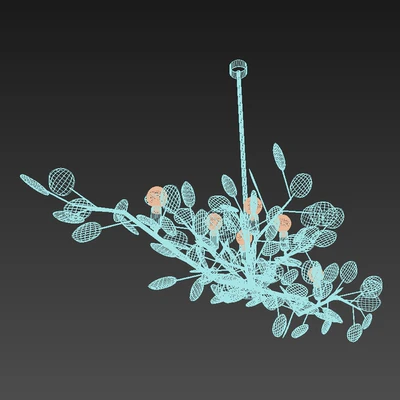 Currey and company Lunaria Oval Chandelier — Ver 3