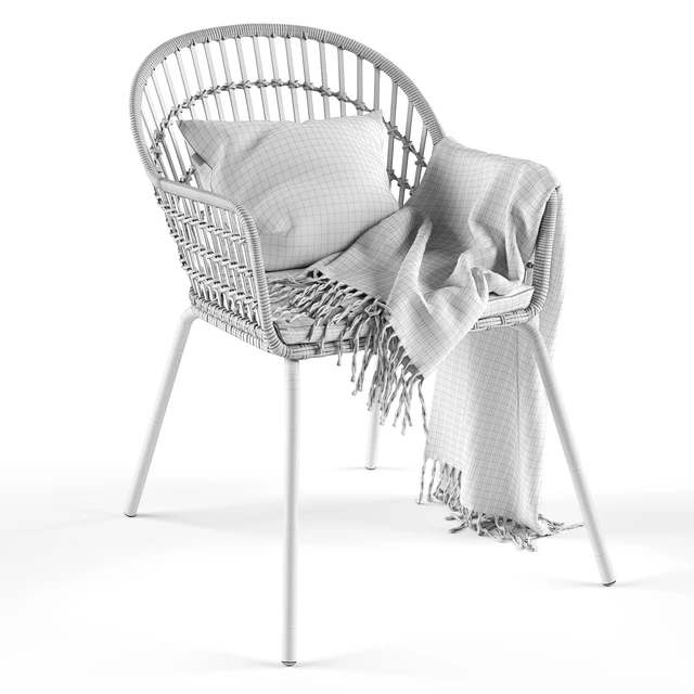 Armchair Rattan Nilsove Ikea — Скачать