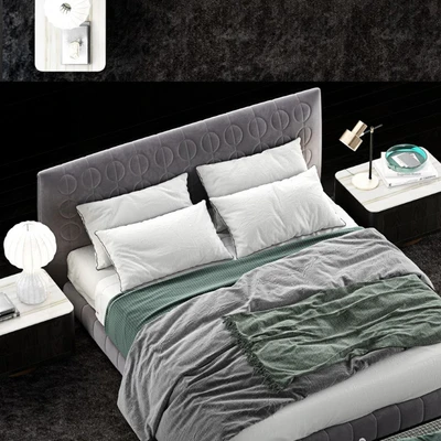 Minotti Curtis Bed 2 — Ver 3