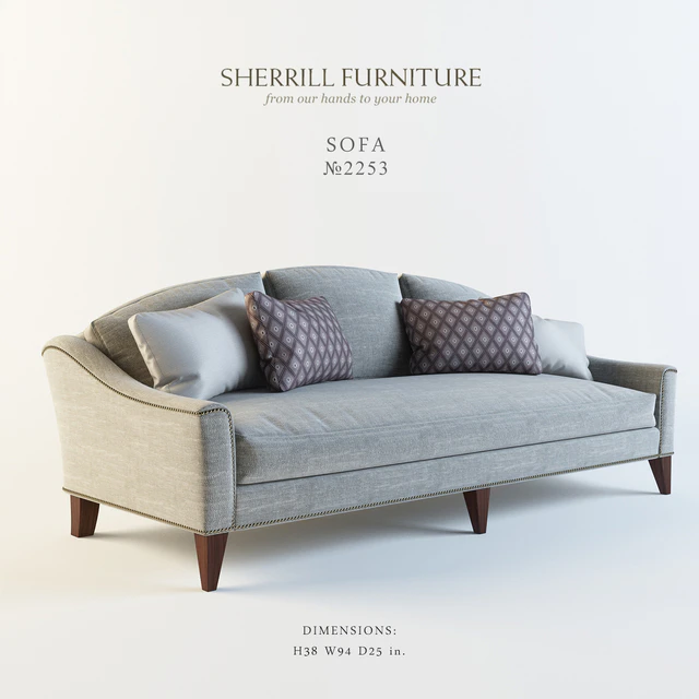 Sherrill furniture sofa 2253 — Скачать