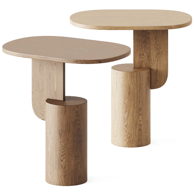 Insert Side Table Wood by Ferm Living / Журнальный столик — Скачать