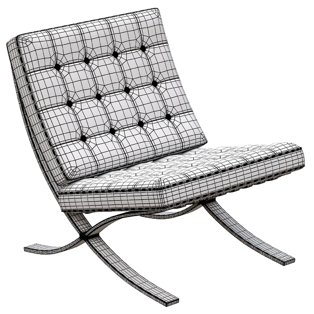 Chair Barcelona  Knoll — Скачать