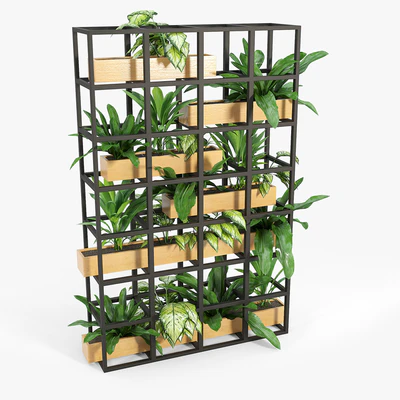 metal shelving in the interior 2 — Ver 2