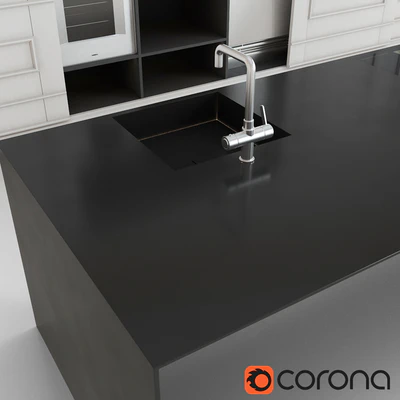 Modern Kitchen Invisible Table — Вид 2