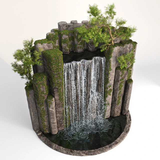 Large water fall 2 — Descargar