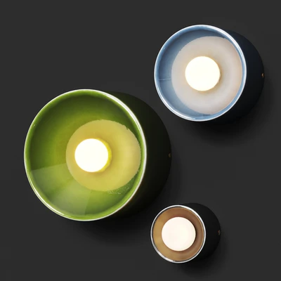 Volker Haug Studio Anton Ceramic Wall Lamps — Ver 3