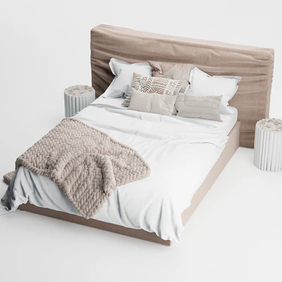 Zulu Upholstered Bed — Ver 4