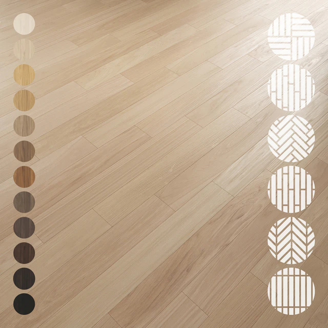 Oak Flooring Set 001 — Descargar
