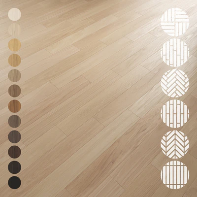 Oak Flooring Set 001 — Ver 1