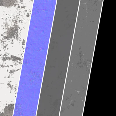 Plaster Materials 28- procedural Materials By sbsar | Pbr | 4k | seamless — Вид 3