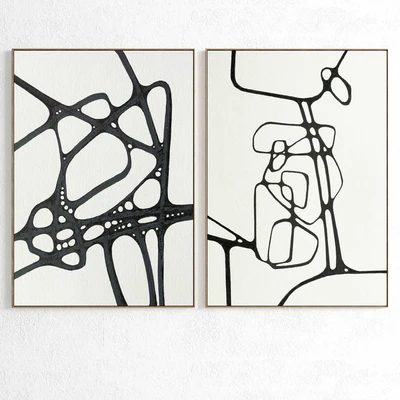 Plaster Two Photo Frame T-319 — Ver 2