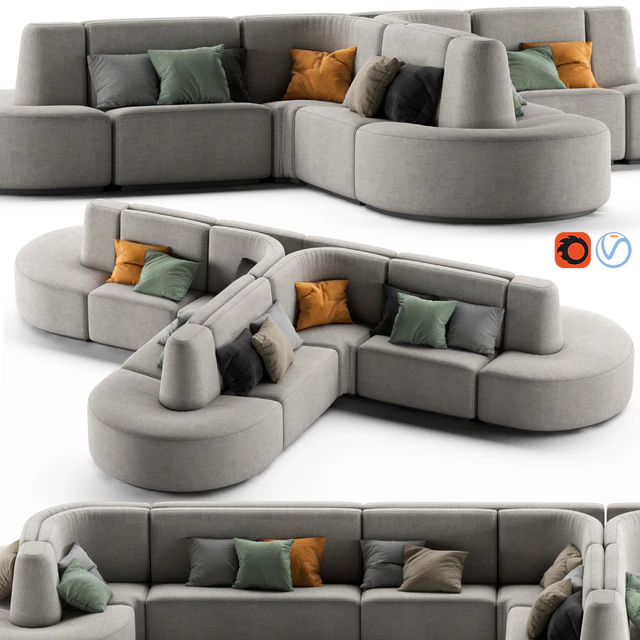 HMD INTERIORS Bistro Sofa 2 — Descargar