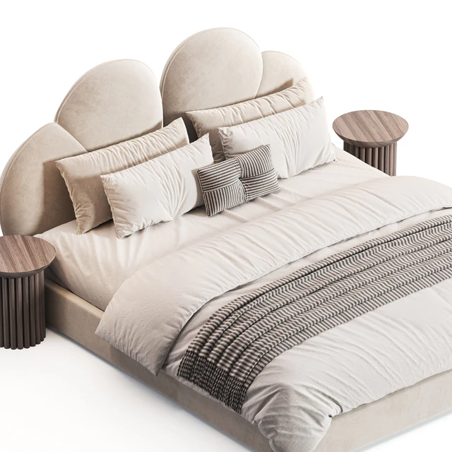 Danon Suede bed by Casaspace — Скачать
