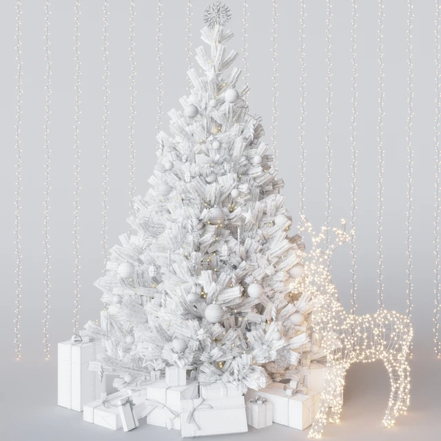 Gold Christmas tree — Скачать