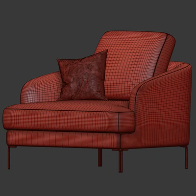 Rondro Armchair Lebom Design — Ver 2