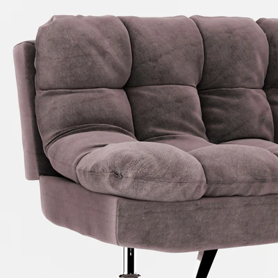 Futon Sofa Bed - Grey — Ver 2