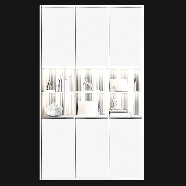 Shelving unit in modern style 01 — Descargar