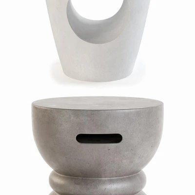 Concrete Stool Set — Вид 2
