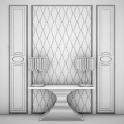 HOME CONCEPT Консоль, зеркала фацет,  светильник настольный — Вид 2