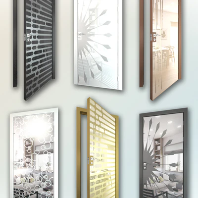 Mirrored doors Axioma (set 1) — Ver 2