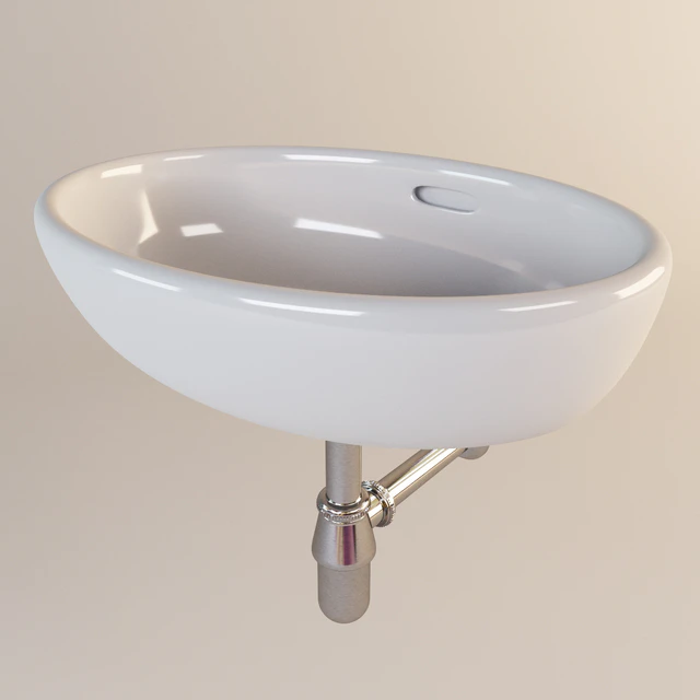 Sink Laufen Pro and Sifon Hansgrohe 52053000 — Скачать