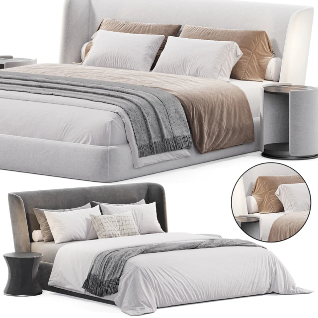 Minotti Creed Bed — Скачать