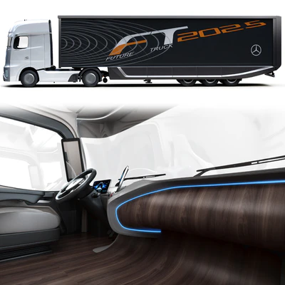 Mercedes benz future truck 2025 — Ver 2