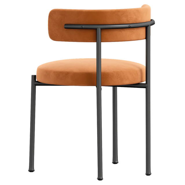 Inesse Boucle Ivory Dining Chair — Скачать