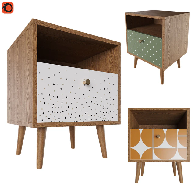 Bedside table Berber — Descargar